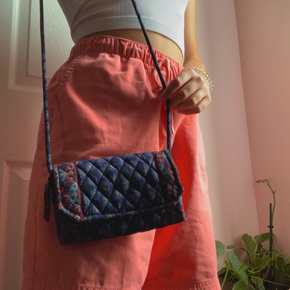 cute and small floral cross body bag vintage